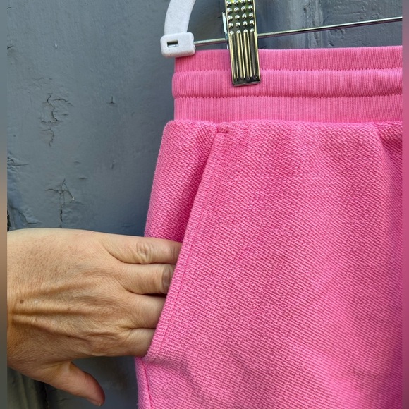 Gap Reverse Terry Pink Shorts, Small - Picture 5 of 9